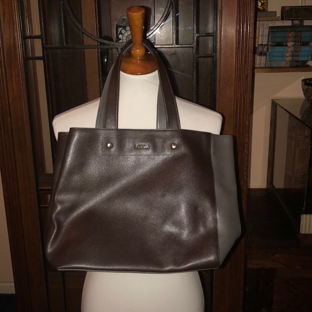 Excellent condition Furla two tone bag!